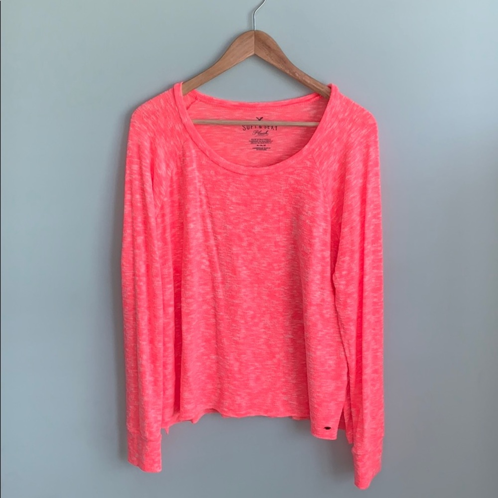 American Eagle Hot Pink Soft&Sexy Top